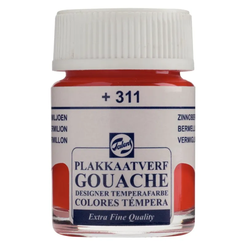Talens : Gouache : Guaj Boya : 16 ml : Vermilion