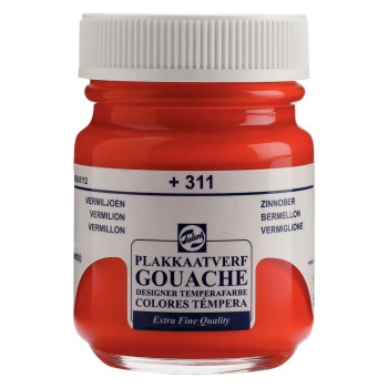 Talens : Gouache : Guaj Boya : 50 ml : Vermilion