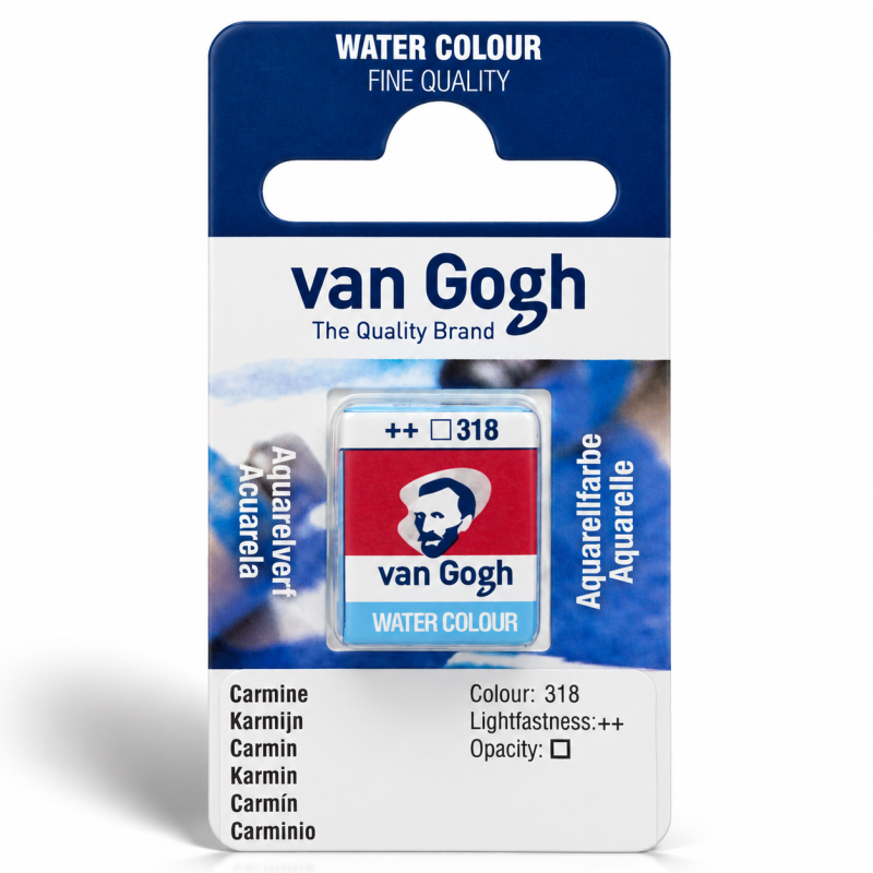 Van Gogh : Yarım Tablet Sulu Boya : Carmine