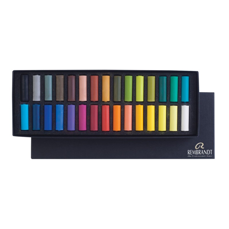 Remdrandt : Soft Pastel Boya Seti : General Selection : 30 Renk (Yarım Boy)