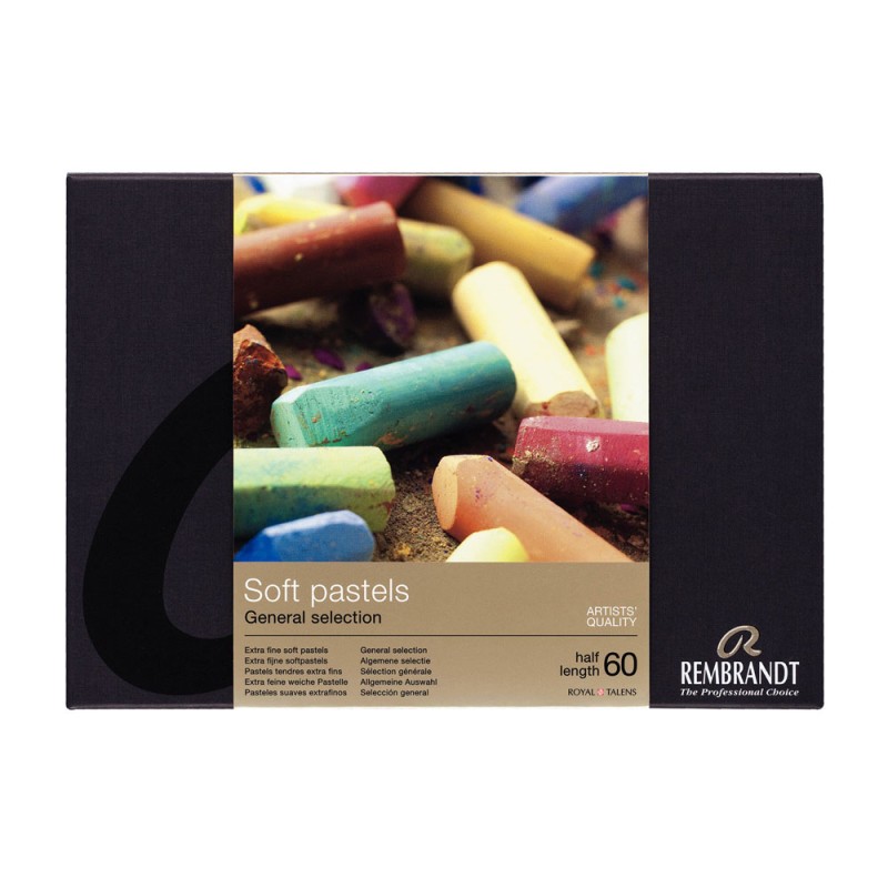 Remdrandt : Soft Pastel Boya Seti : General Selection Deluxe : 60 Renk (Yarım Boy)