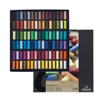 Remdrandt : Soft Pastel Boya Seti : General Selection Professional : 90 Renk (Yarım Boy)