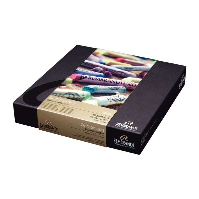 Remdrandt : Soft Pastel Boya Seti : General Selection Deluxe : 60 Renk (Yarım Boy) + 60 Renk (Tam Boy)