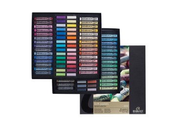 Remdrandt : Soft Pastel Boya Seti : General Selection Deluxe : 60 Renk (Yarım Boy) + 60 Renk (Tam Boy)