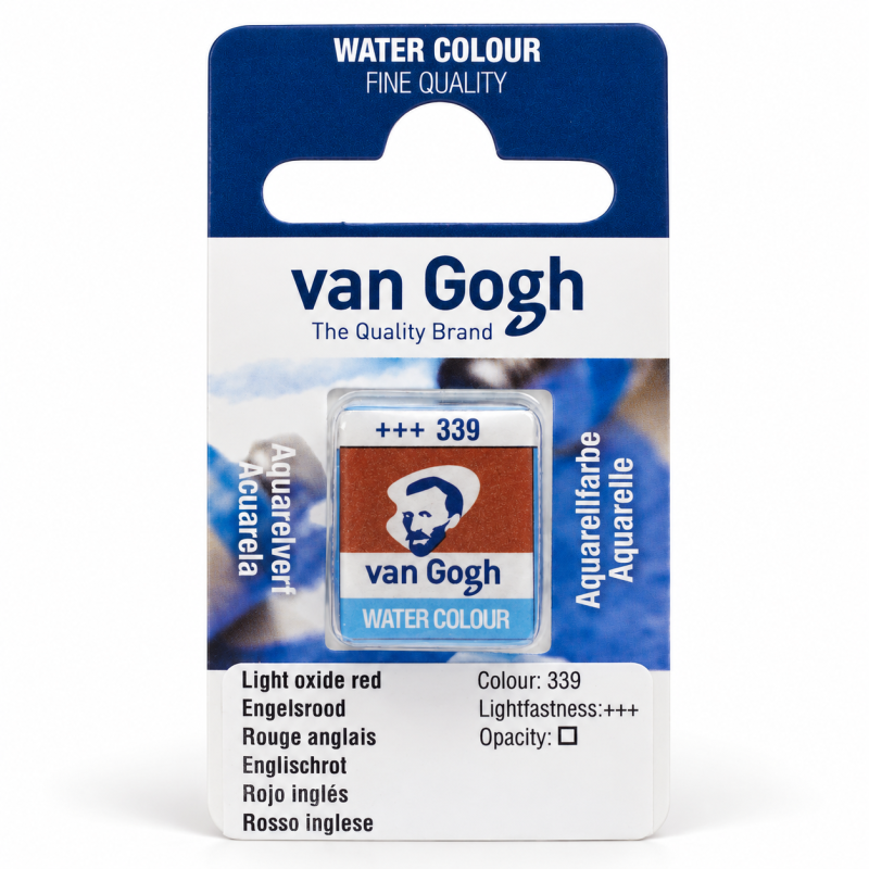 Van Gogh : Yarım Tablet Sulu Boya : Light Oxide Red