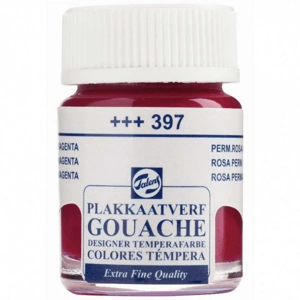 Talens : Gouache : Guaj Boya : 16 ml : Permanent Rose (Magenta)
