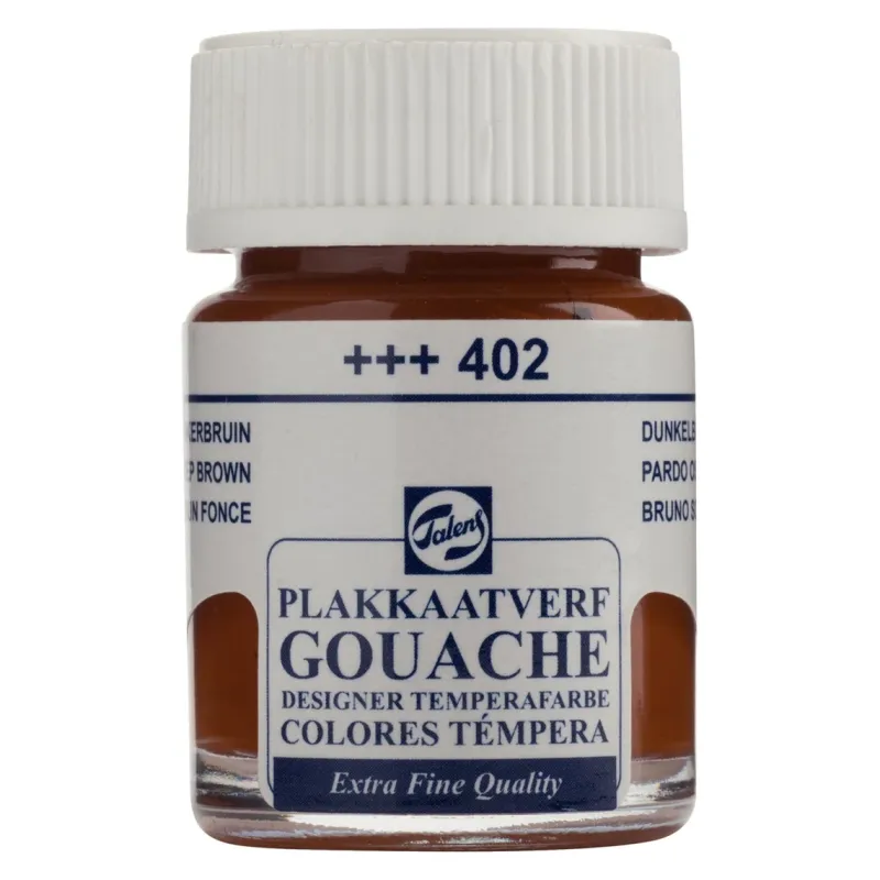 Talens : Gouache : Guaj Boya : 16 ml : Deep Brown