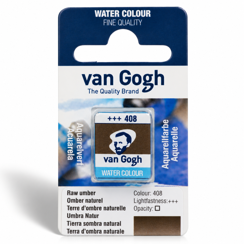 Van Gogh : Yarım Tablet Sulu Boya : Raw Umber