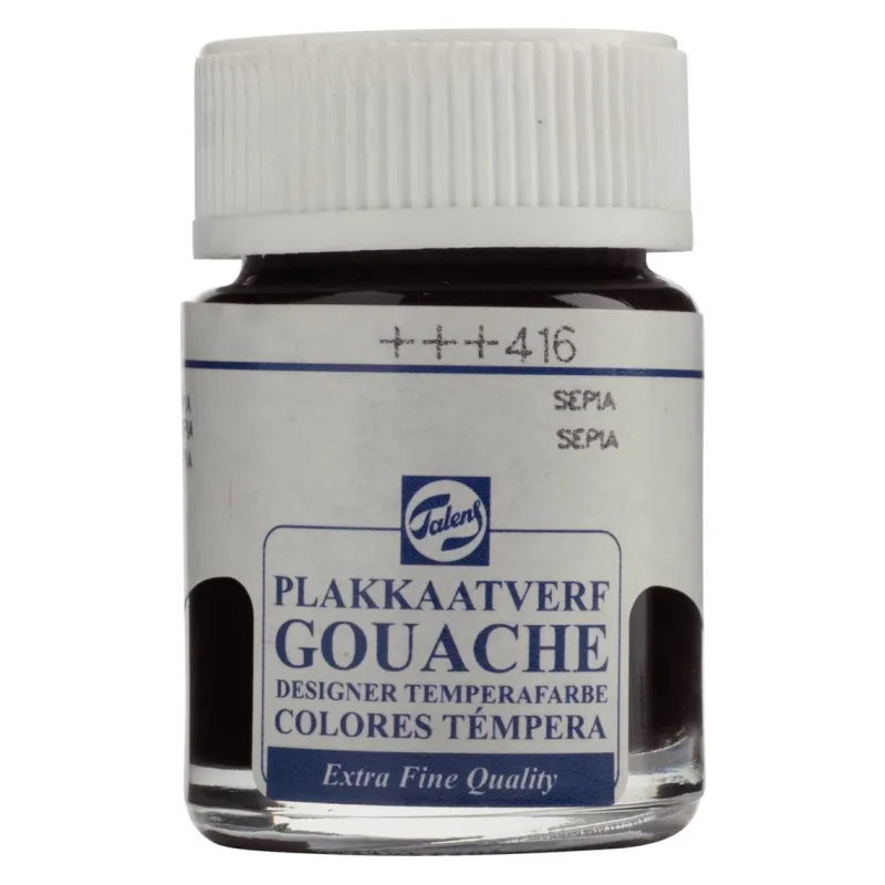 Talens : Gouache : Guaj Boya : 16 ml : Sepia