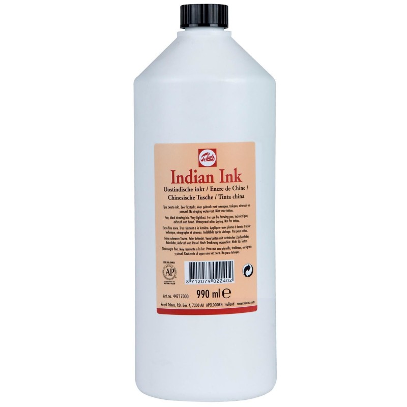 Talens : Indian Ink : Black : 990 ml