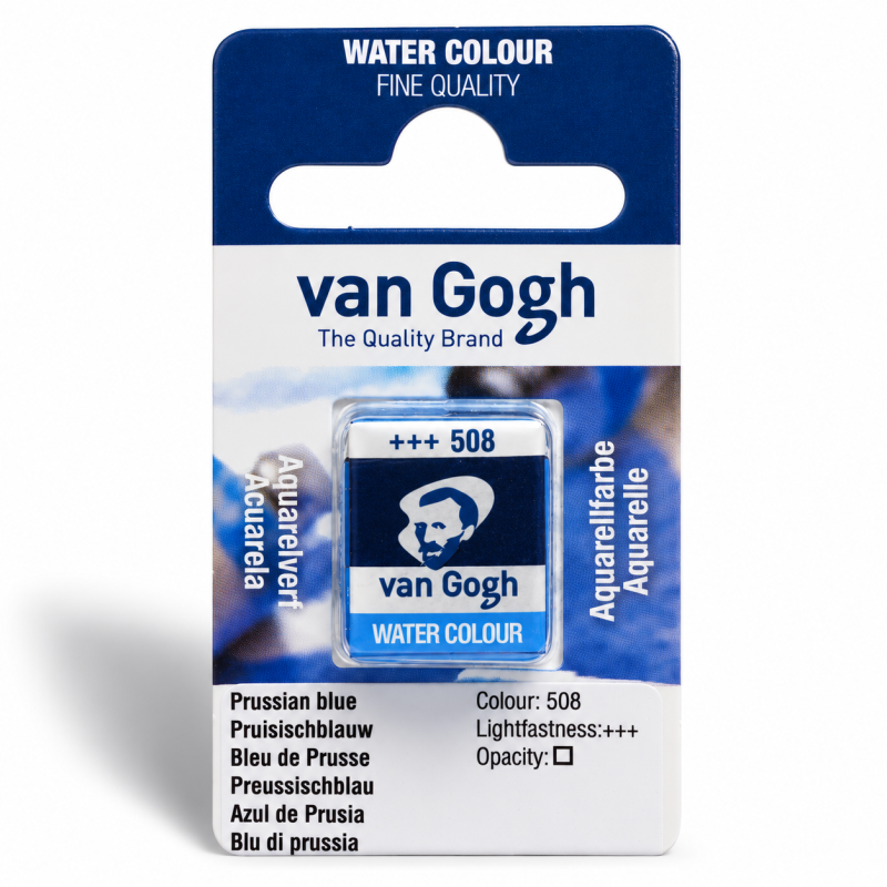Van Gogh : Yarım Tablet Sulu Boya : Prussian Blue