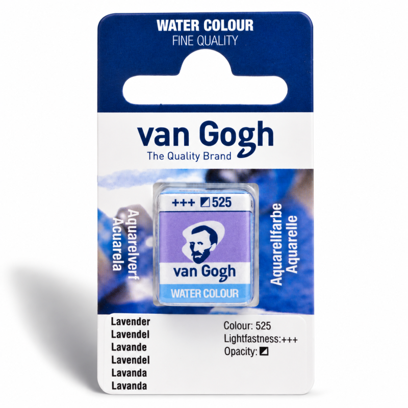 Van Gogh : Yarım Tablet Sulu Boya : Lavender