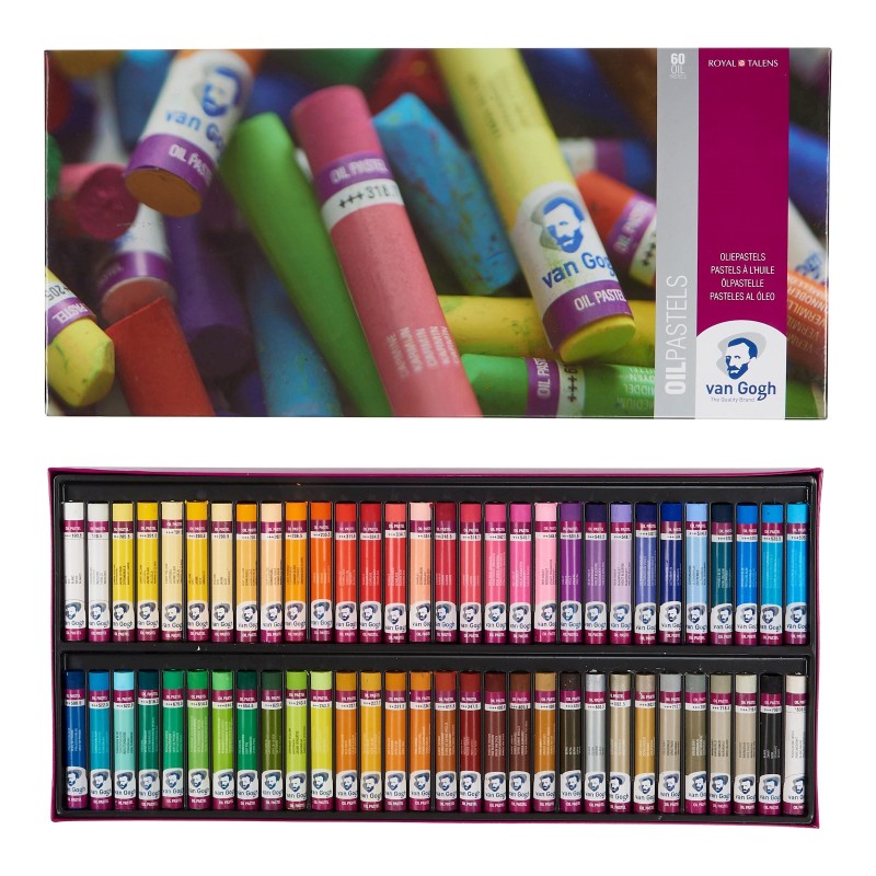 Van Gogh : Yağlı Pastel Boya Seti : Complete Set : 60 Renk