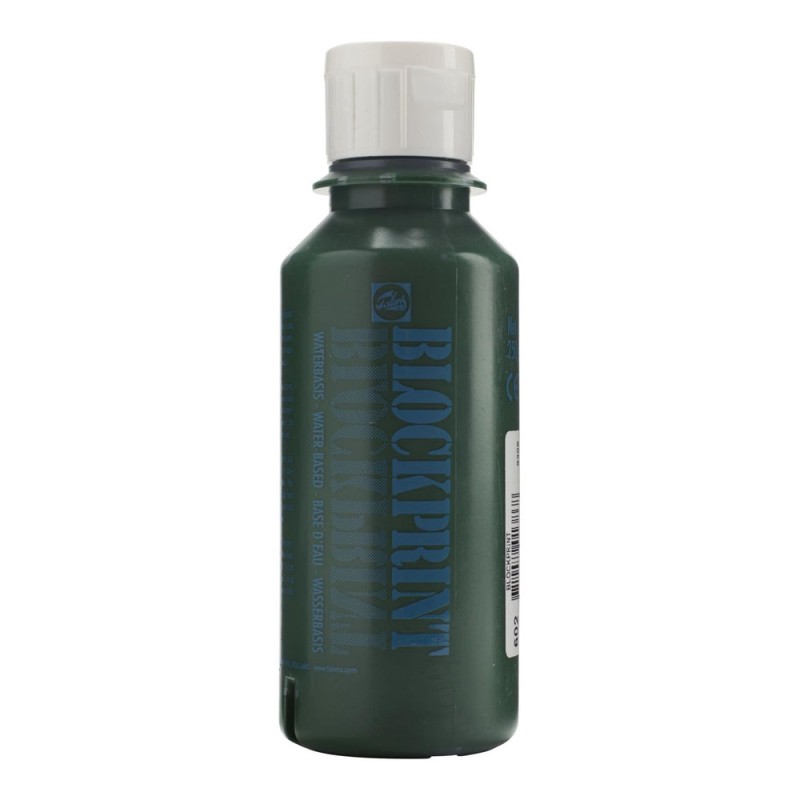 Talens : Blockprint : Linol Baskı Boyası : 250 ml : Deep Green