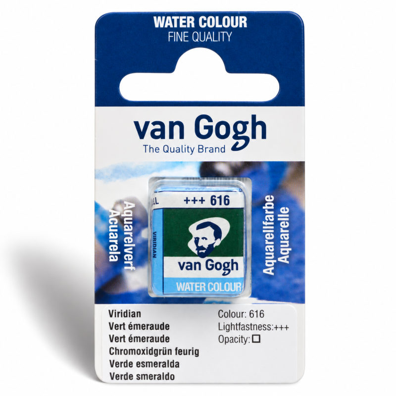 Van Gogh : Yarım Tablet Sulu Boya : Viridian