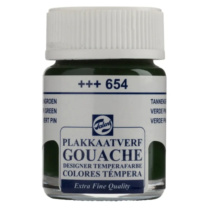 Talens : Gouache : Guaj Boya : 16 ml : Fir Green