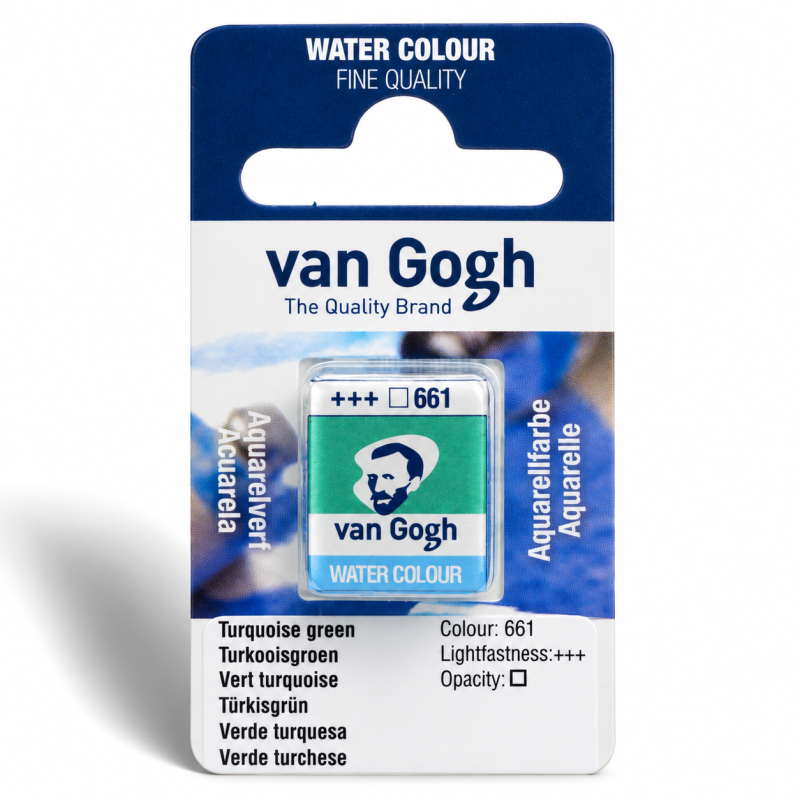 Van Gogh : Yarım Tablet Sulu Boya : Turquoise Green