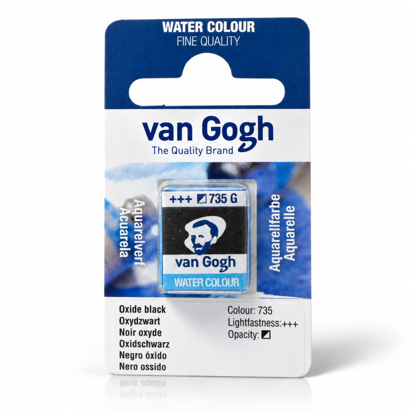 Van Gogh : Yarım Tablet Sulu Boya : Oxide Black