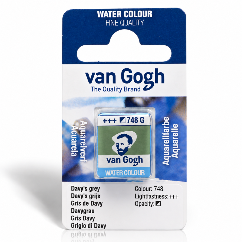 Van Gogh : Yarım Tablet Sulu Boya : Davy'S Grey
