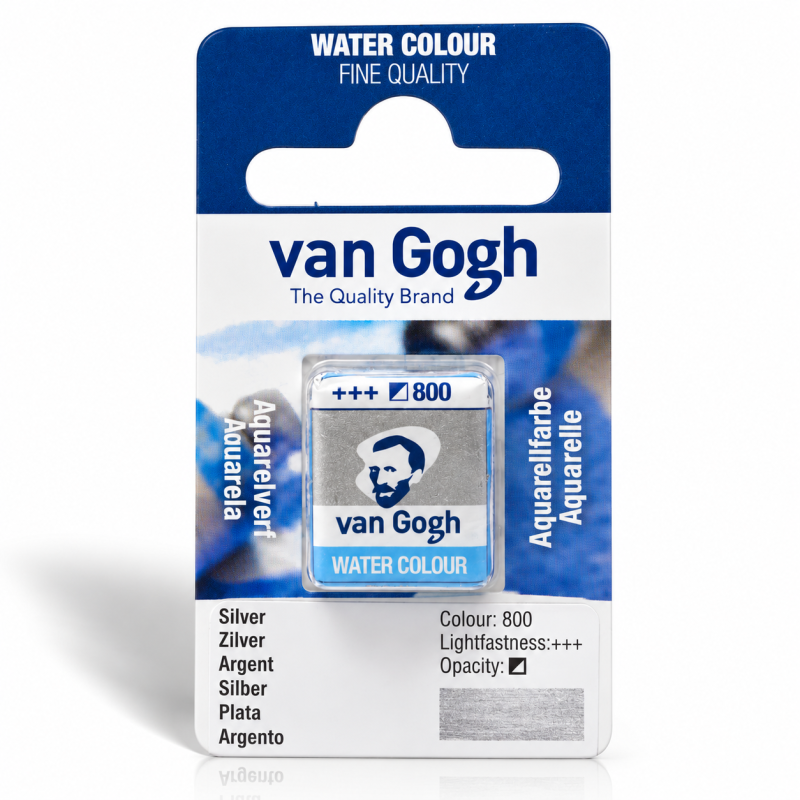 Van Gogh : Yarım Tablet Sulu Boya : Silver
