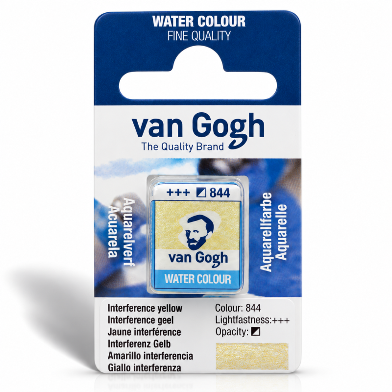 Van Gogh : Yarım Tablet Sulu Boya : Interference Yellow