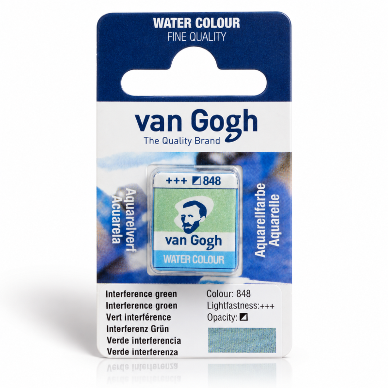 Van Gogh : Yarım Tablet Sulu Boya : Interference Green