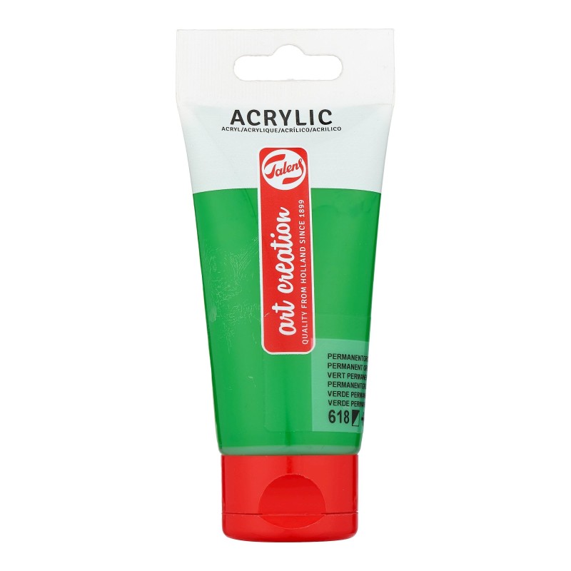 Talens : Art Creation : Akrilik Boya : 75 ml : Permanent Green Light