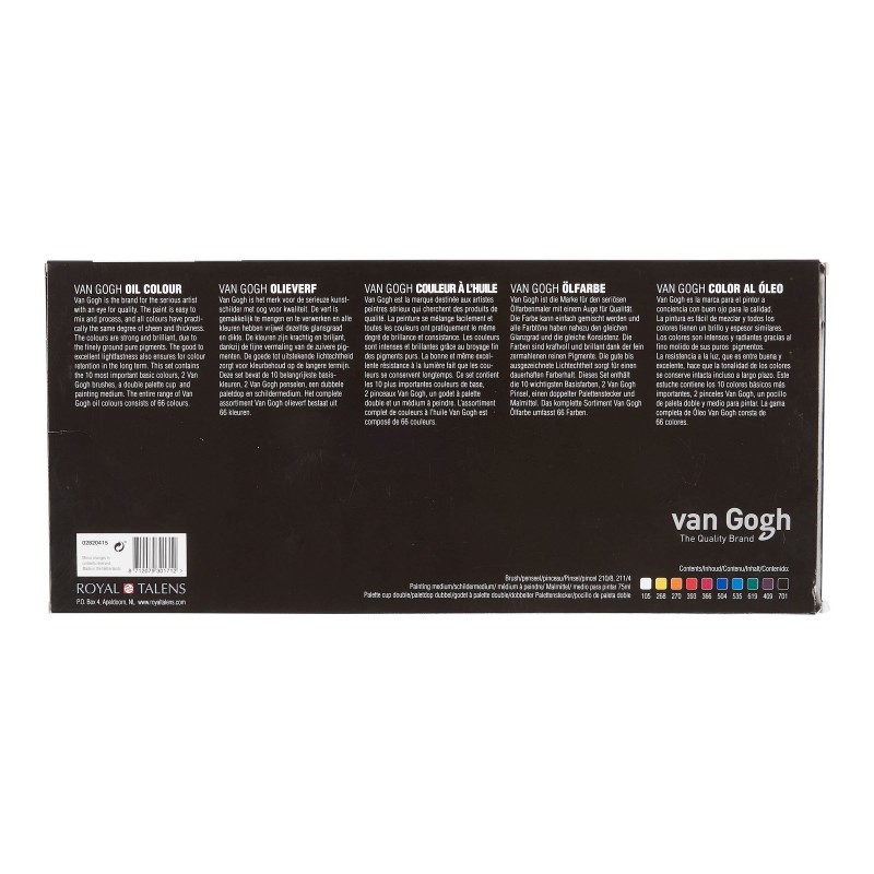 Van Gogh : Yağlı Boya Seti : Advanced Set : 10 Renk x 20 ml (Aksesuar)