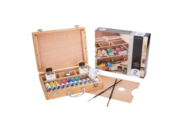 Van Gogh : Yağlı Boya Seti : Basic Set : 10 Renk x 40 ml : Ahşap Kutu