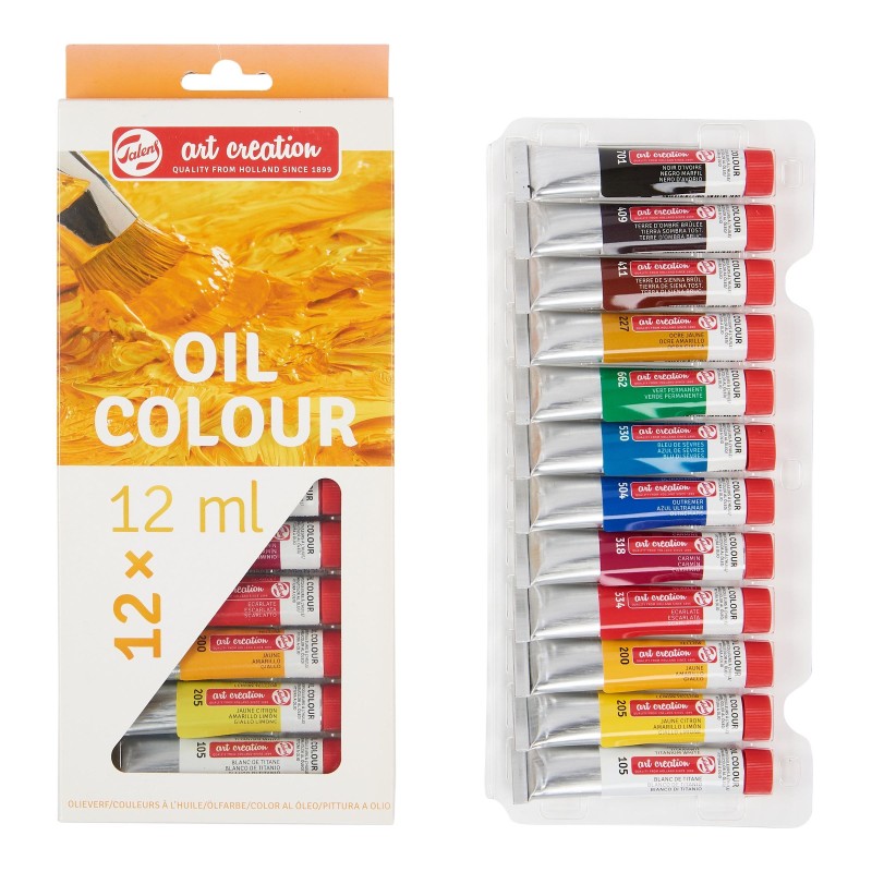 Talens : Art Creation : Yağlı Boya Seti : 12 Renk x 12 ml