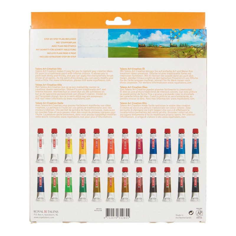 Talens : Art Creation : Yağlı Boya Seti : 24 Renk x 12 ml