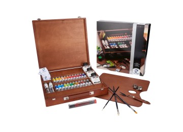Van Gogh : Yağlı Boya Seti : Expert Set : 24 Renk x 20 ml : Ahşap Kutu