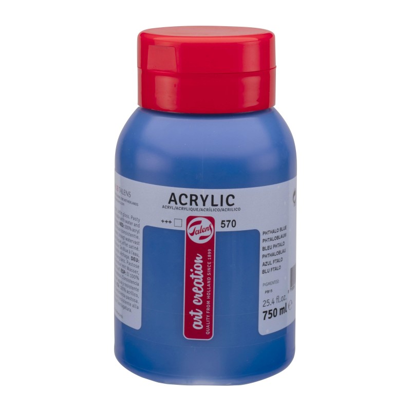 Talens : Art Creation : Akrilik Boya : 750 ml : Phthalo Blue