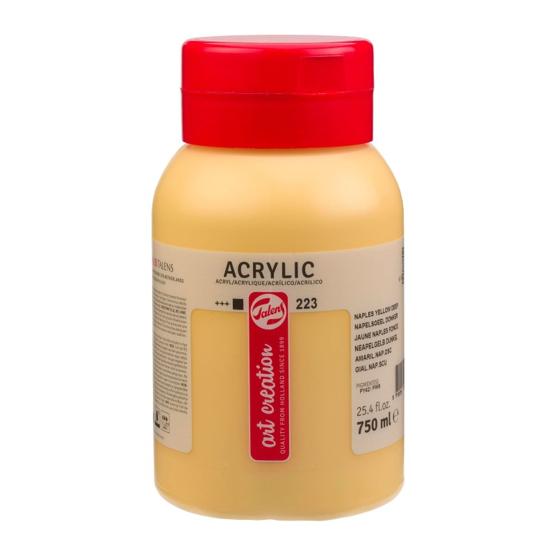 Talens : Art Creation : Akrilik Boya : 750 ml : Naples Yellow Deep