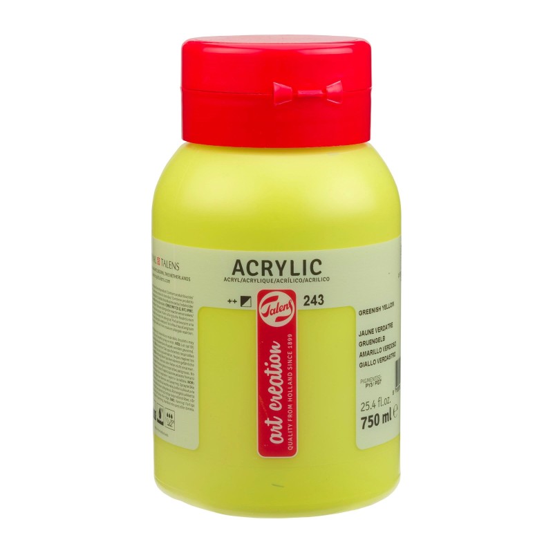 Talens : Art Creation : Akrilik Boya : 750 ml : Greenish Yellow