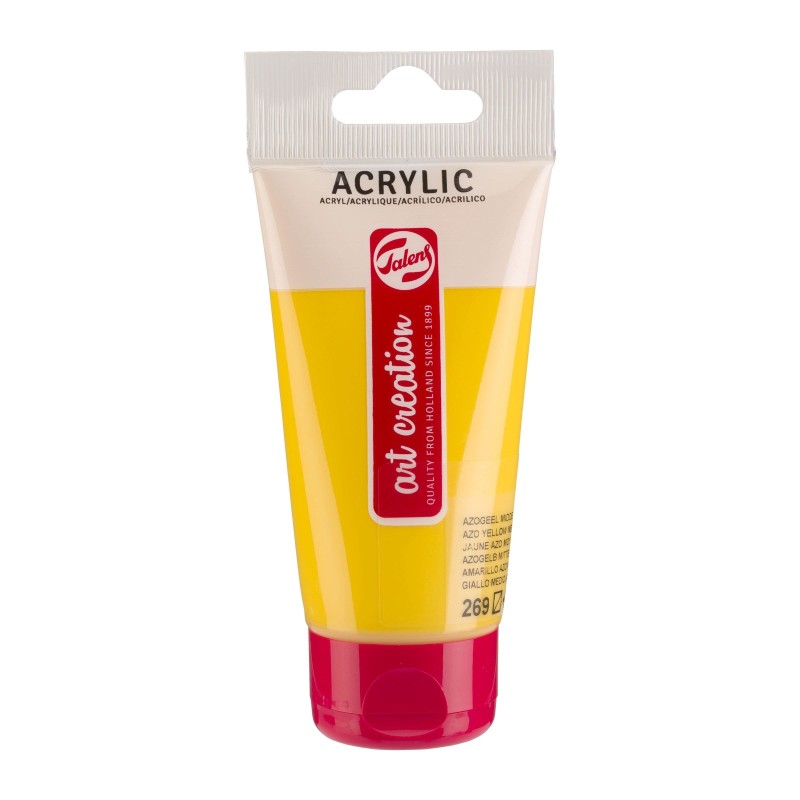 Talens : Art Creation : Akrilik Boya : 75 ml : Azo Yellow Medium