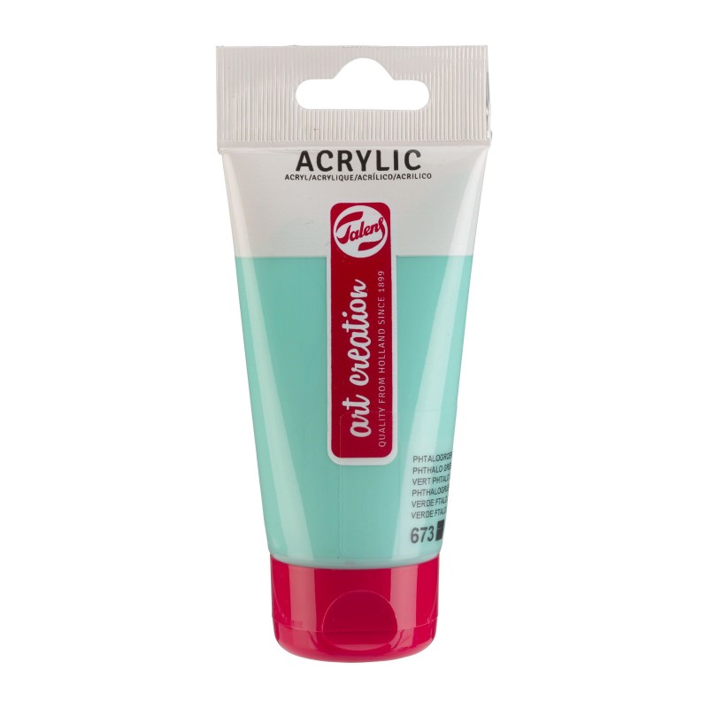 Talens : Art Creation : Akrilik Boya : 75 ml : Phthalo Green Light 673