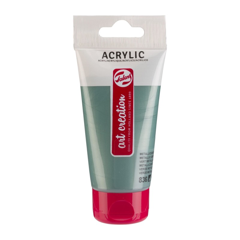 Talens : Art Creation : Akrilik Boya : 75 ml : Metallic Green