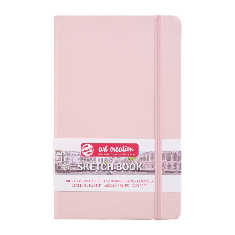 Talens : Art Creation : Çizim & Eskiz Defteri : 13 x 21 : 140 gr : 80 Yaprak : Pastel Pink