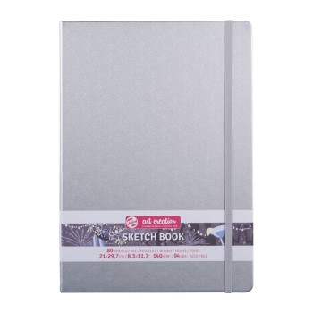 Talens : Art Creation : Çizim & Eskiz Defterleri : Shiny Silver : 140 gr : 80 Yaprak