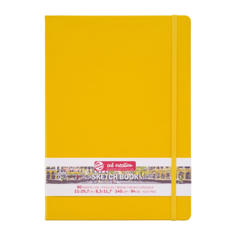 Talens : Art Creation : Çizim & Eskiz Defterleri : Golden Yellow : 140 gr : 80 Yaprak
