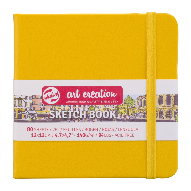 Talens : Art Creation : Çizim & Eskiz Defteri : 12 x 12 : 140 gr : 80 Yaprak : Golden Yellow