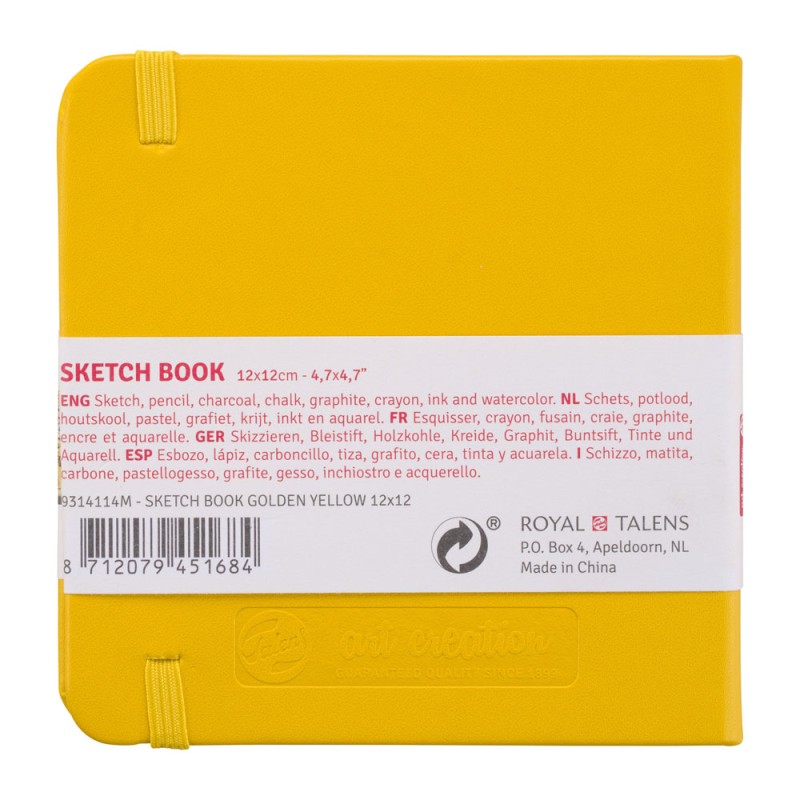 Talens : Art Creation : Çizim & Eskiz Defteri : 12 x 12 : 140 gr : 80 Yaprak : Golden Yellow