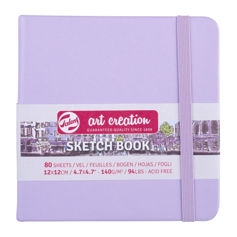 Talens : Art Creation : Çizim & Eskiz Defteri : 12 x 12 : 140 gr : 80 Yaprak : Pastel Violet