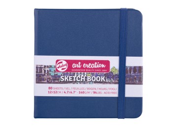 Talens : Art Creation : Çizim & Eskiz Defteri : 12 x 12 : 140 gr : 80 Yaprak : Navy Blue