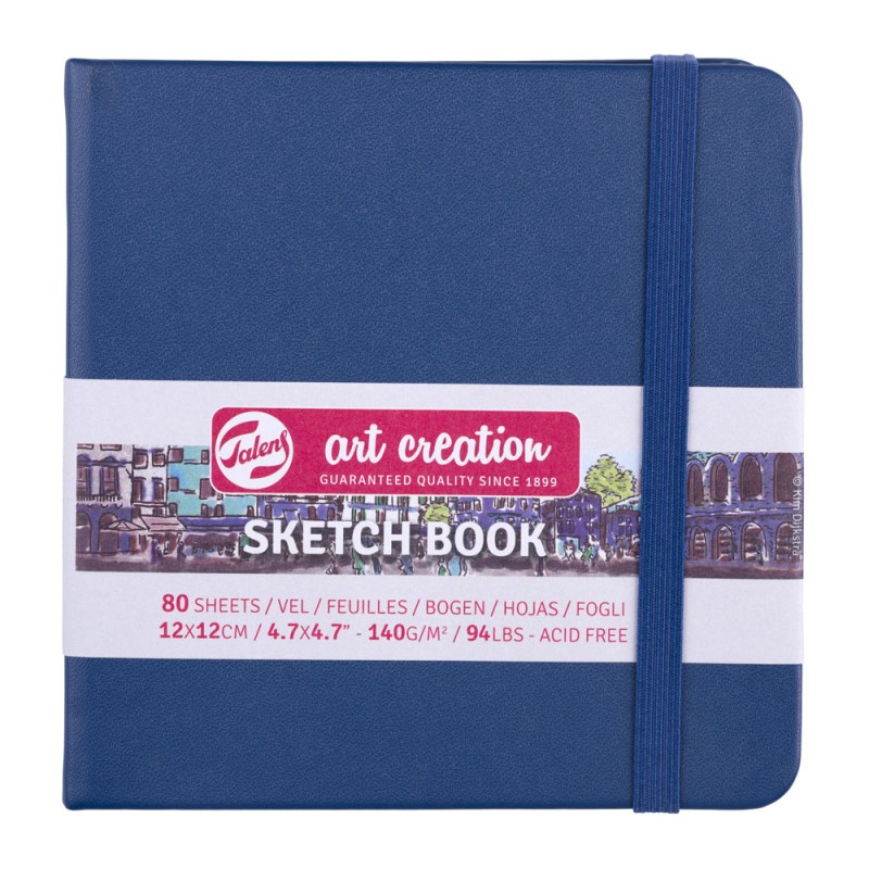 Talens : Art Creation : Çizim & Eskiz Defteri : 12 x 12 : 140 gr : 80 Yaprak : Navy Blue