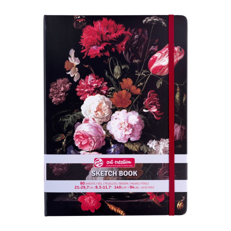 Talens : Art Creation : Çizim & Eskiz Defteri : 21 x 29,7 : 140 gr : 80 Yaprak : Flowers in a Glass Vase