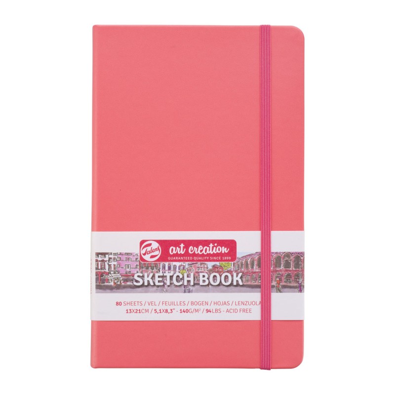 Talens : Art Creation : Çizim & Eskiz Defterleri : Coral Red : 140 gr : 80 Yaprak