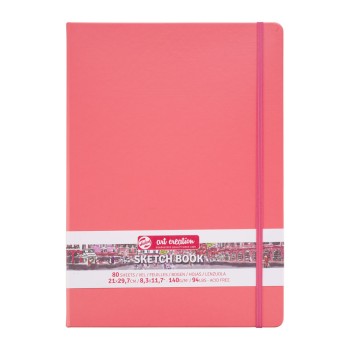 Talens : Art Creation : Çizim & Eskiz Defterleri : Coral Red : 140 gr : 80 Yaprak