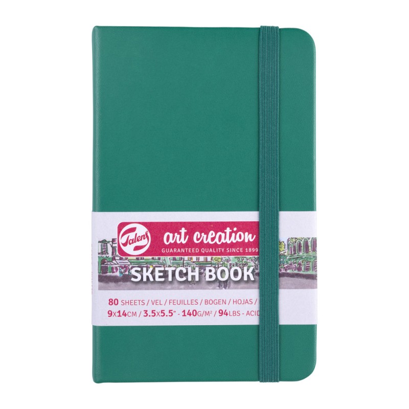 Talens : Art Creation : Çizim & Eskiz Defteri : 9 x 14 : 140 gr : 80 Yaprak : Forest Green